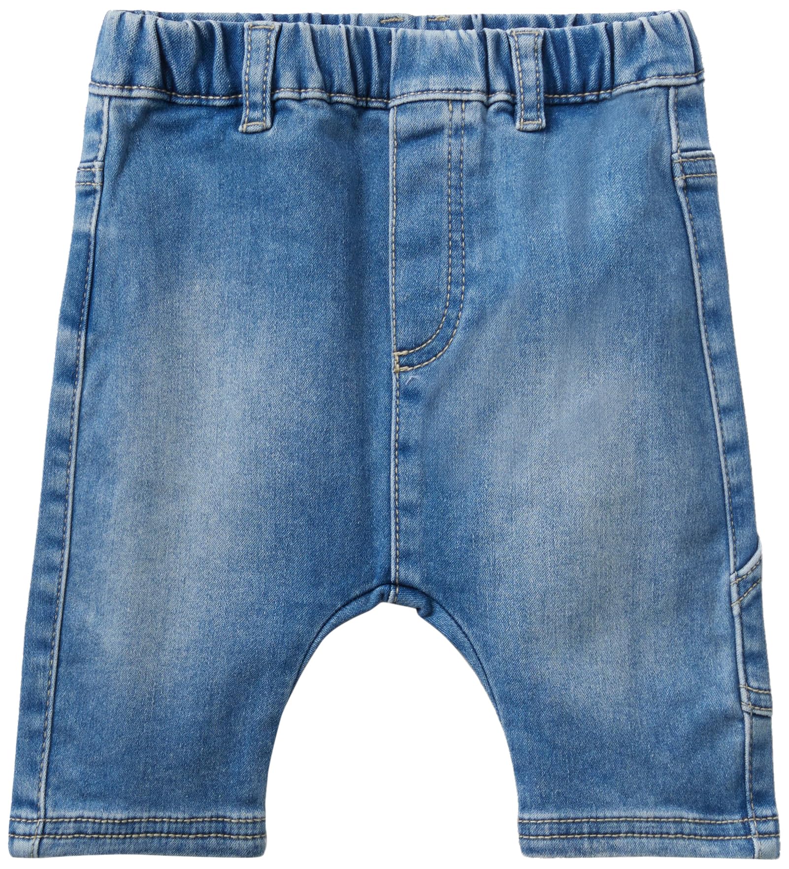 United Colors of Benetton Pantalone 4MAGAF00U Jeans, BLU Denim 901, 74 cm para Bebés