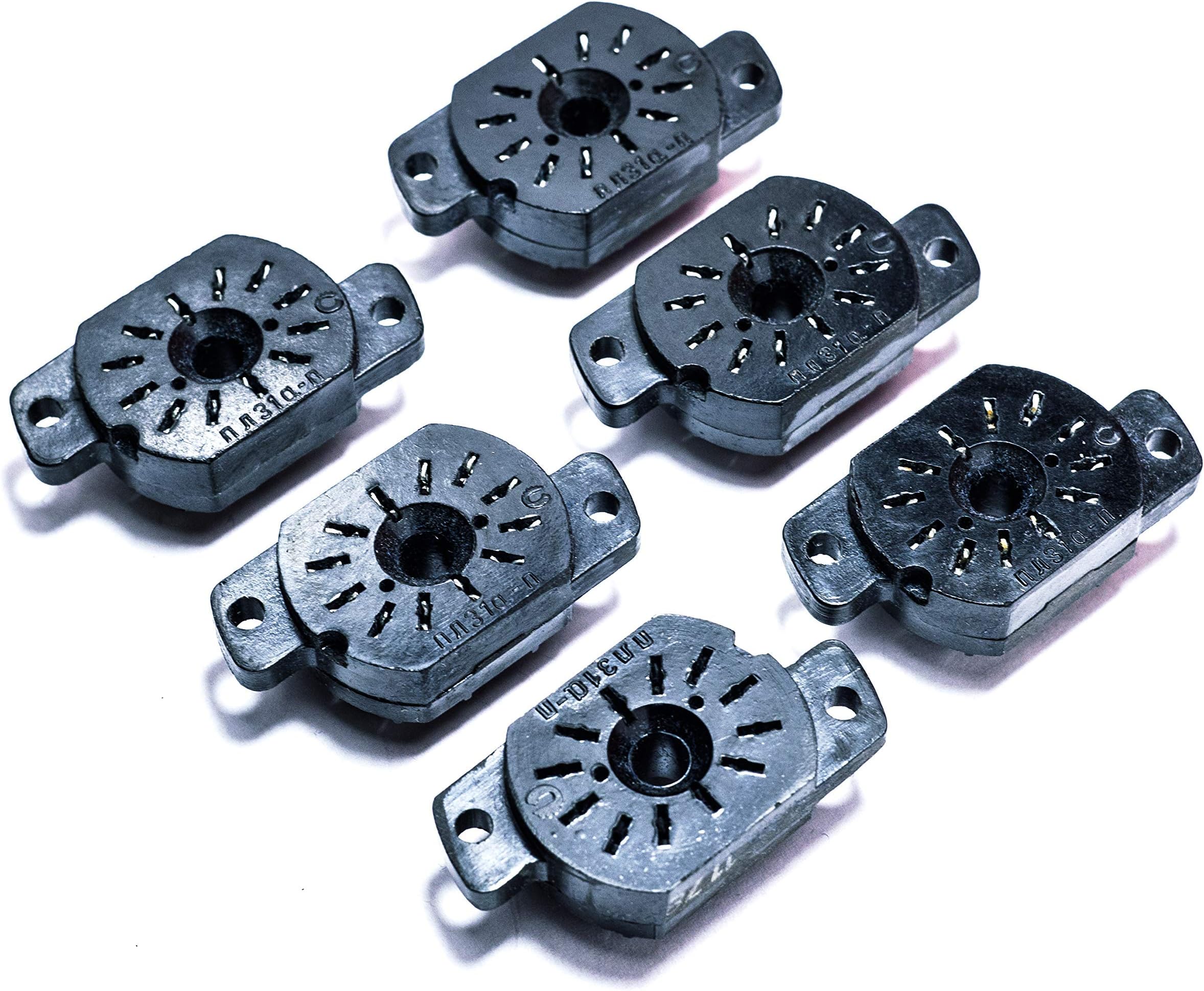 Socket for Nixie Tubes IN-12A, IN-12B, IN-15A, IN-15B, IV-22, New 6 pcs