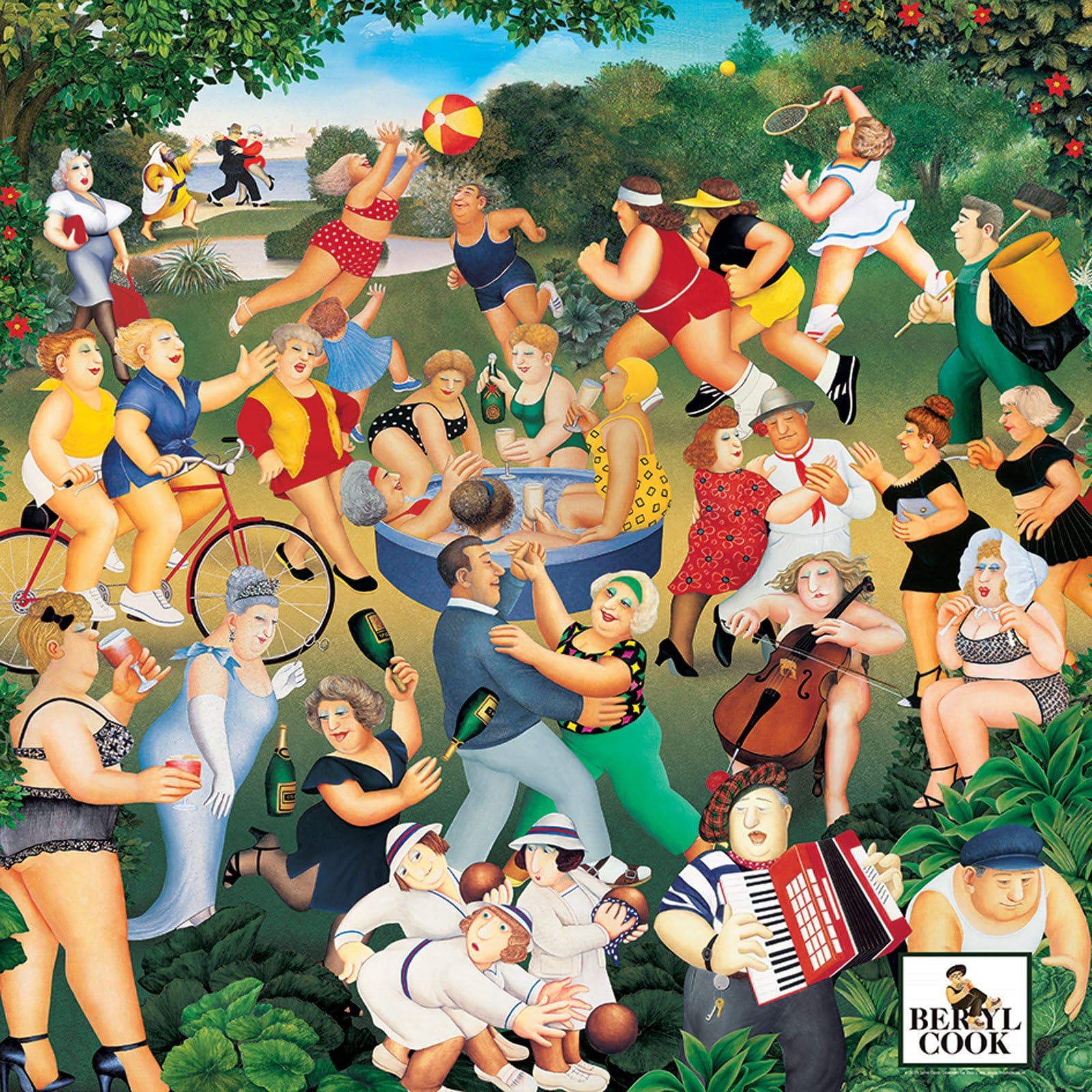 Beryl Cook - Good Times - 1000 Piece Jigsaw Puzzle by Otter House