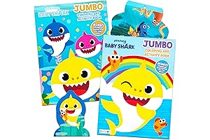 Baby Shark Coloring Book Super Set for Toddlers Ages 1-3