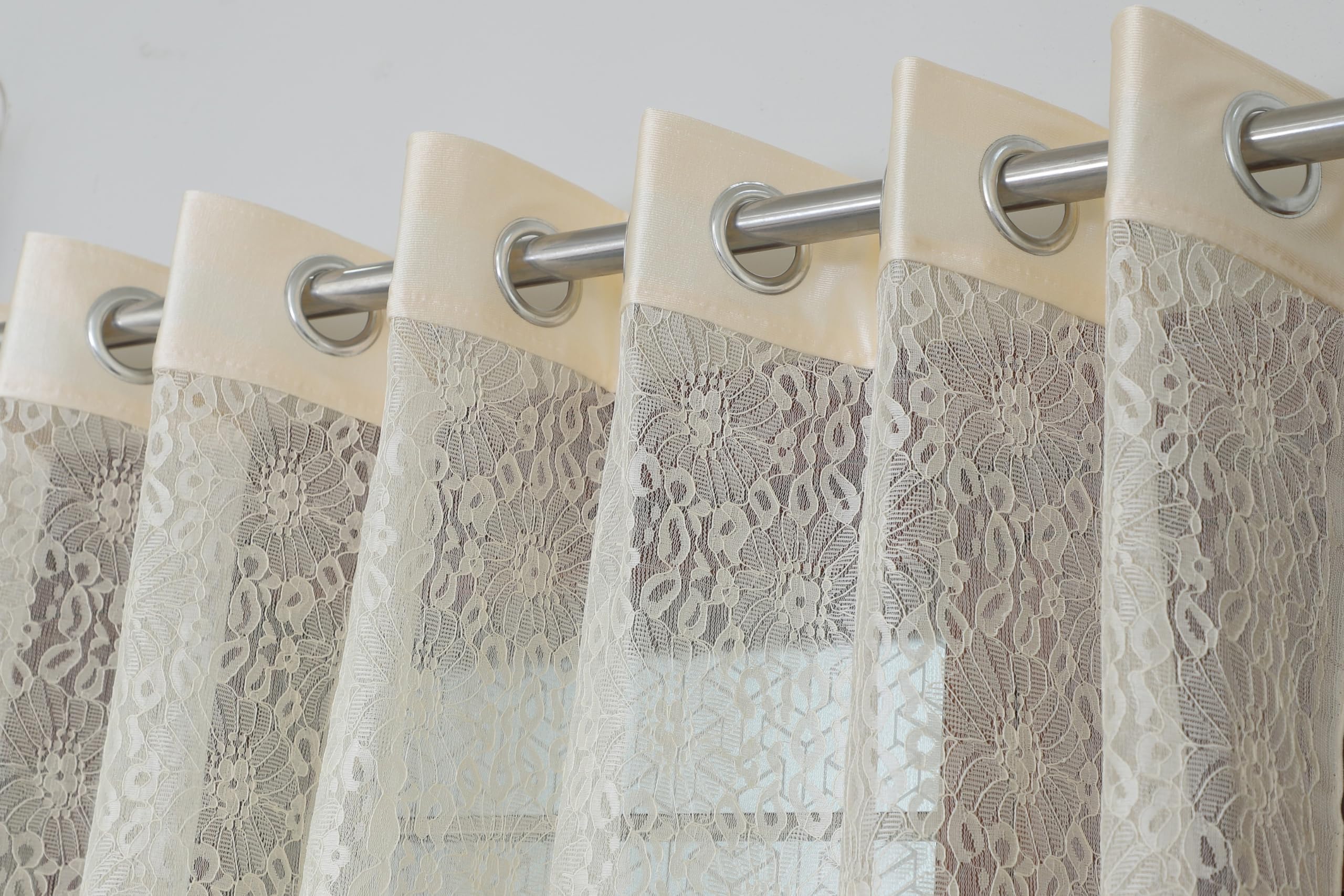 See full amazon price history chart for Exporthub 2 Pieces Fancy Sparkling Cream Flowers Heavy Quality Sheer Strip Semi-Transparent Net Curtains - Size - Window - 4 x 5 feet (EHSPR772_54) Exporthub 2 Pieces Fancy Sparkling Cream Flowers Heavy Quality Sheer Strip Semi-Transparent Net Curtains - Size - Window - 4 x 5 feet (EHSPR772_54) (B09H64V7R5) Amazon Price History, Amazon Price Tracker