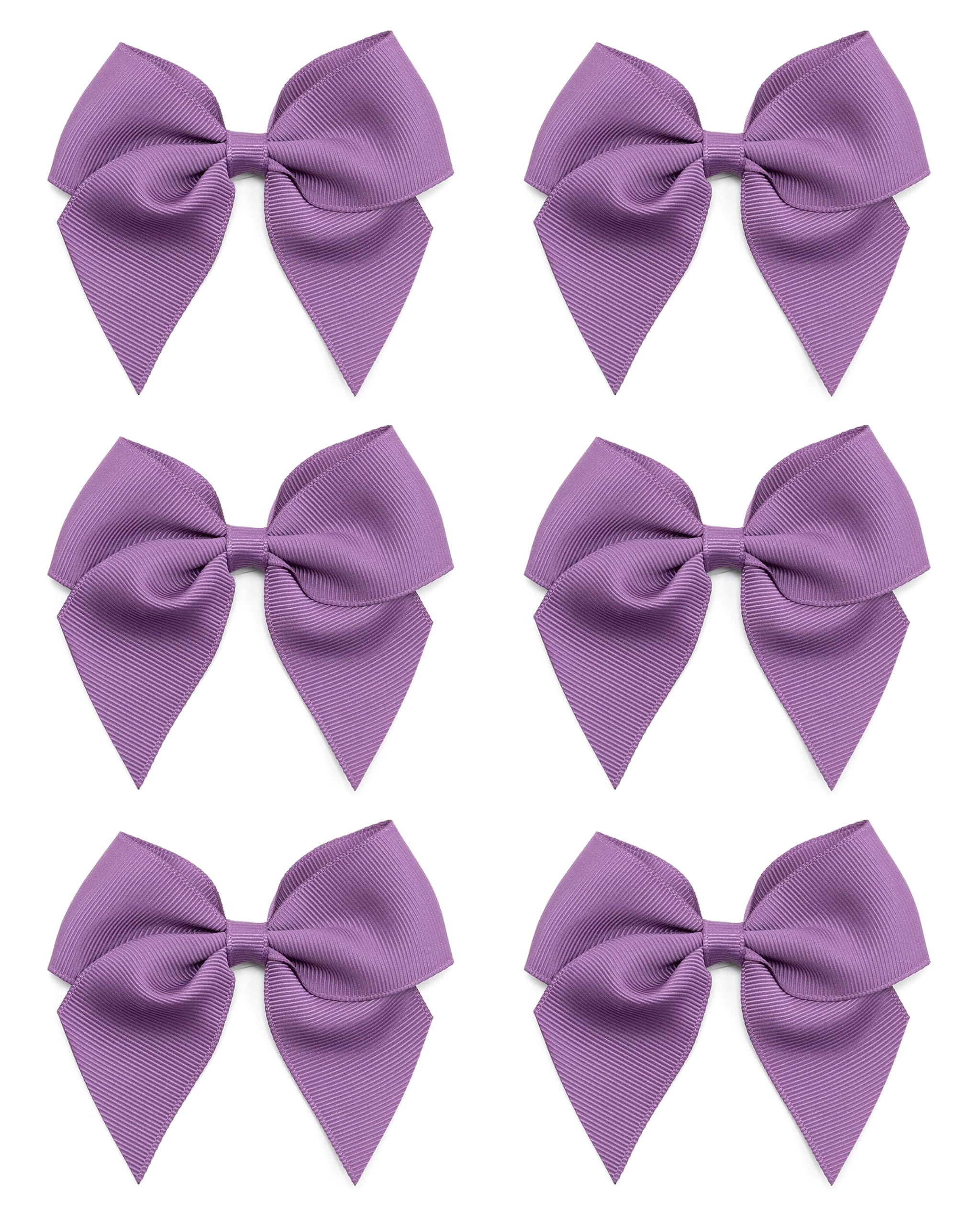Italian Options Large Grosgrain Ribbon Bows Self-Adhesive Fabric Bow Decorations for Gift Wrapping Hampers Christmas Hair Bows Crafts Cakes Crafting Accessories Amethyst 12 Pack 10 cm