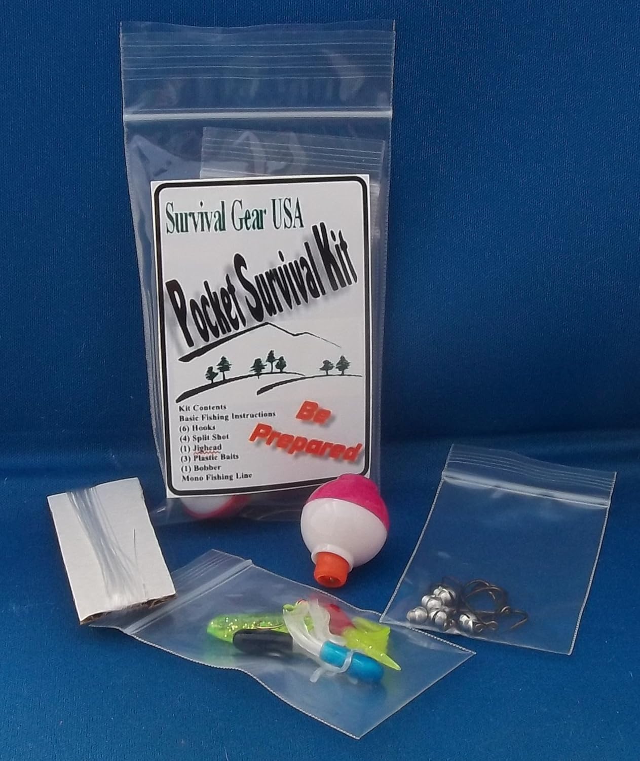 Pocket Size Fishing Survival Kit Sports & Outdoors