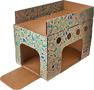 Toca e Cama Elevada Para Felinos Cat Safe Pet Games para Gatos