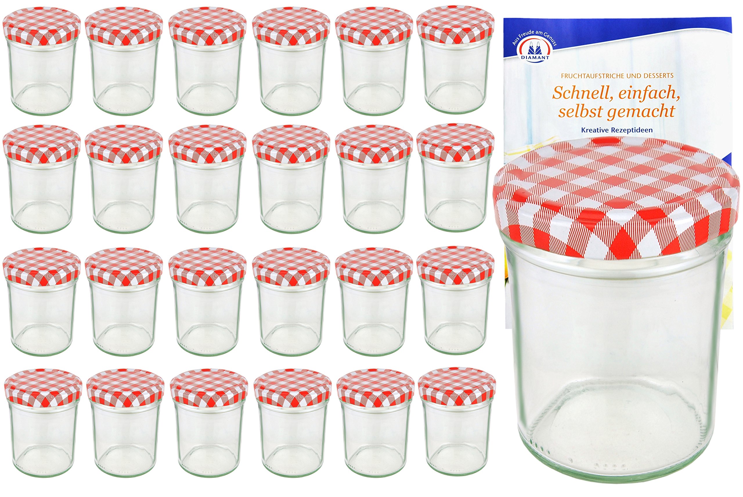 Pots de confiture MamboCat 230 ml en verre premium au design authentique