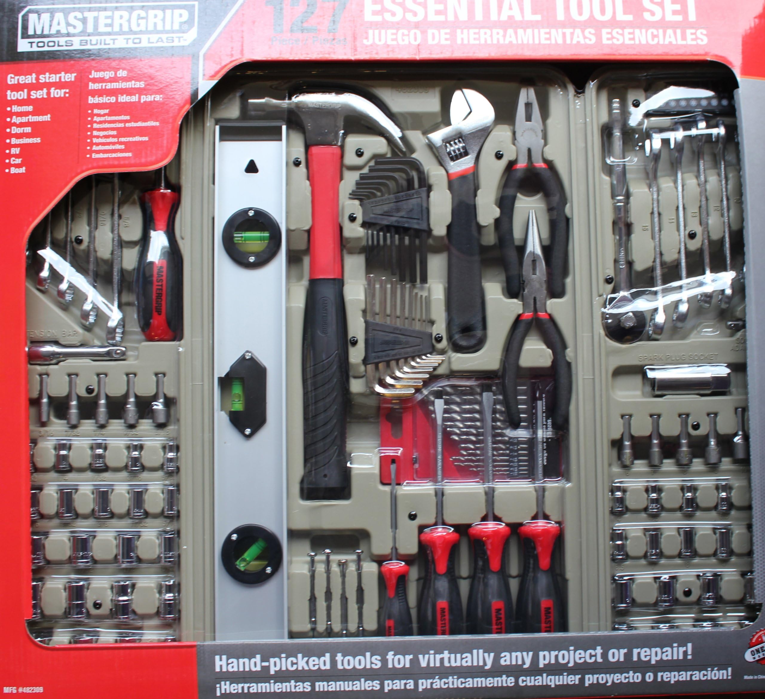 127pc Essential Tool Set