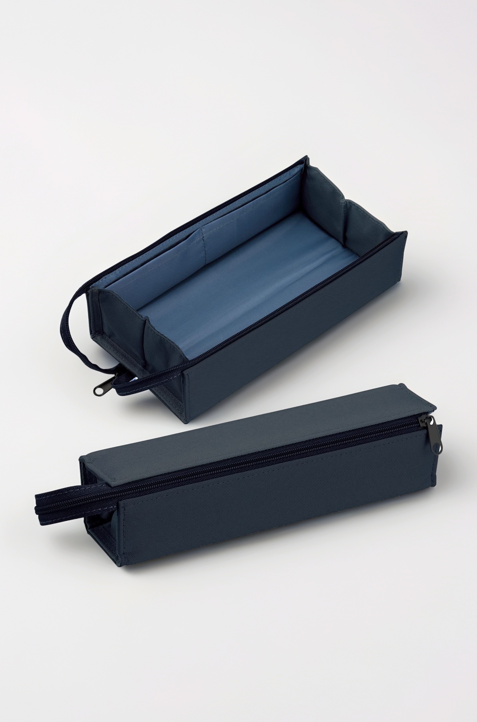 KOKUYO Pen Case C2 Sheet Two L Size Ash Black F-VBF122-7