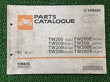 Amazon.co.jp: TW200 パーツリスト 1版 ヤマハ 正規 中古 バイク