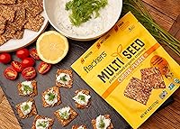 Vista 17 de Galletas de semillas de lino orgánico, Flackers, Doctor in the Kitchen