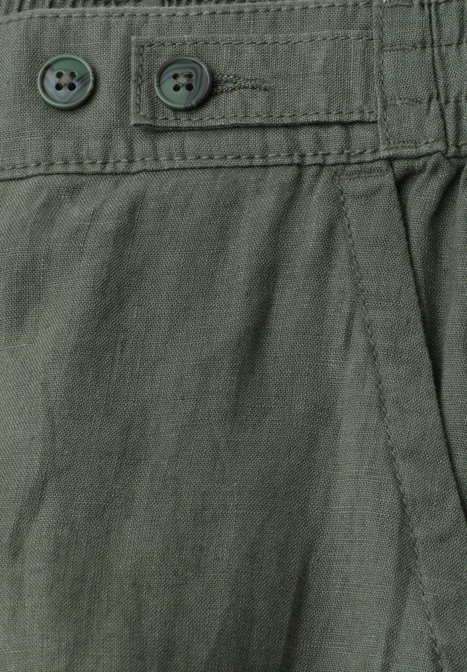 Street One - 3716896, Pantaloni in Lino con Bottoni Donna