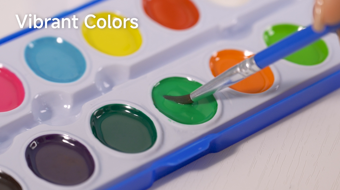 CSY art gallery Metallic aquarelverfset - Set van 6 glanzende gouden