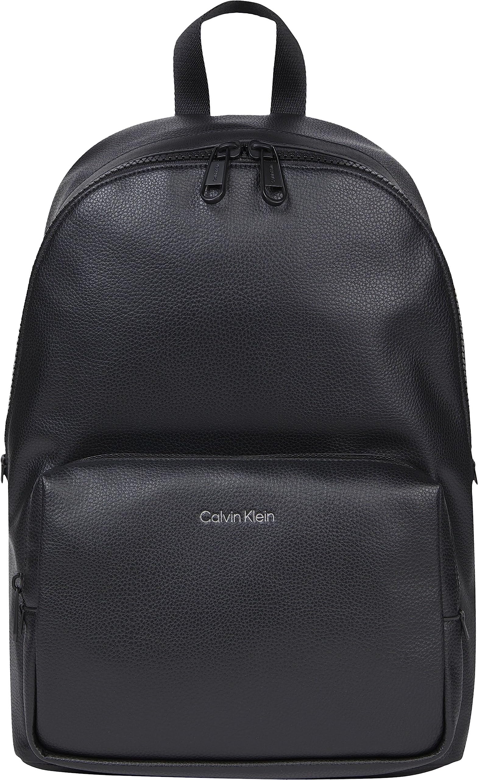 Calvin Klein Uomo Zaino in Pelle Sintetica Riciclata, Nero (Ck Black),  Taglia Unica : Amazon.it: Moda