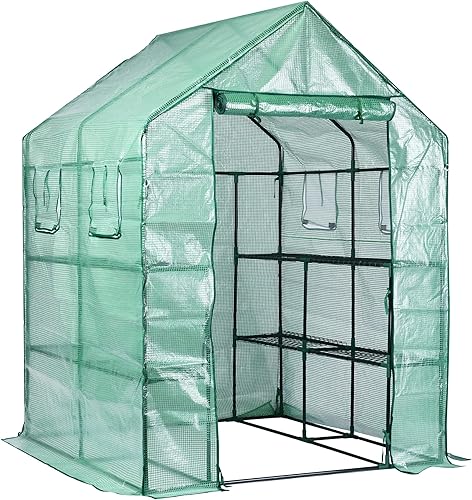 Garden Elements Invernadero personal de plástico para interiores y exteriores para inicio y propagación de semillas, protección contra heladas