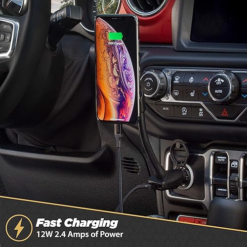 Miniatura 4 de Scosche MAGVNT2 MagicMount Soporte magnético para teléfono celular para automóvil, cabezal ajustable de 360 grados, universal con todos los