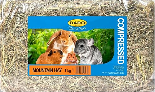 Daro DCM006 Compress Mountain Hay Small Animal Food and Bedding 1 Kg