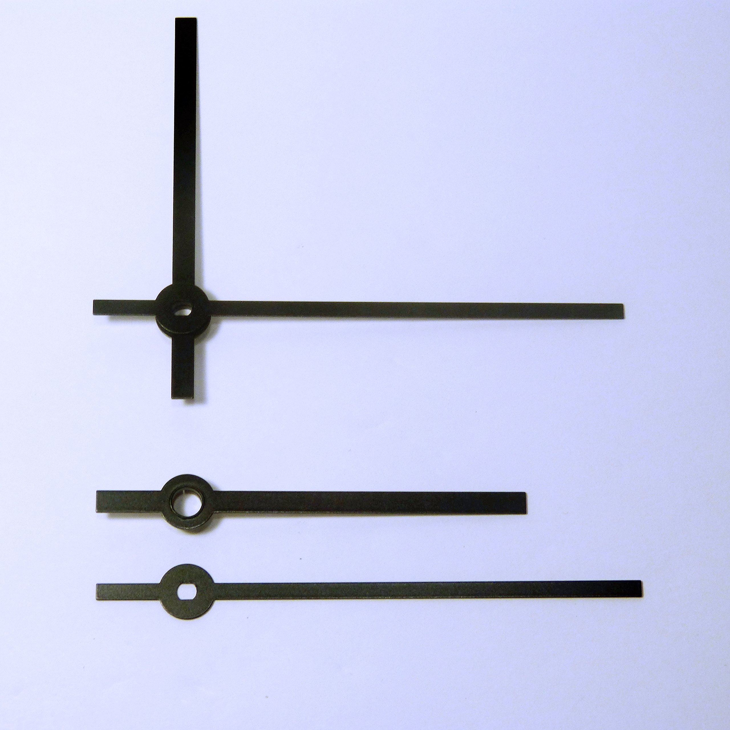 Clock Spare Parts Black Baton Clock Hands To Fit Uts Clock Movements (Ef Euro Fitting Euroshaft) (80Mm Baton Metal)