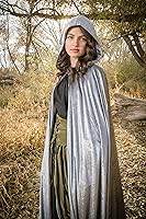 Vista 9 de Little Adventures Deluxe - Capa de terciopelo para adulto con capucha forrada Rojo