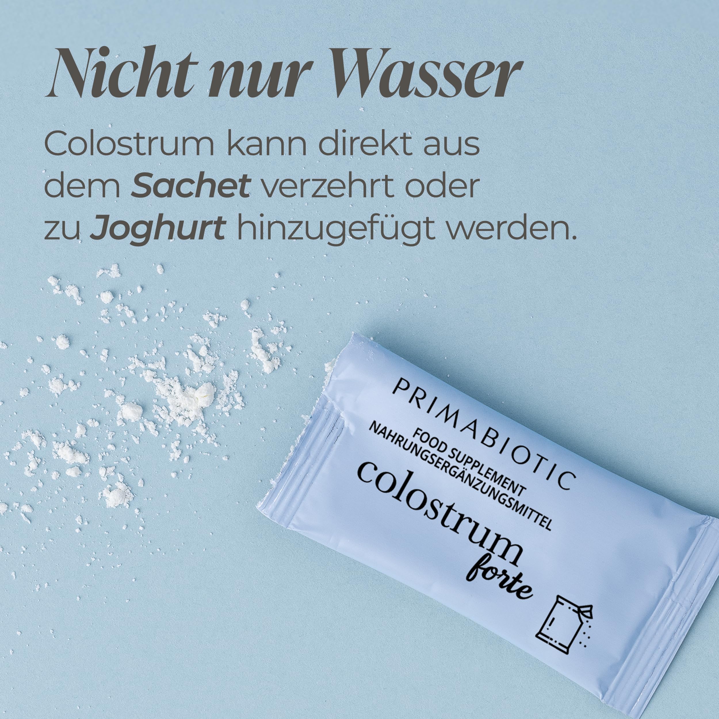 Colostrum Forte – Kolostrum mit Lactoferrin, 30 Beutel, Unterstützung für Immunsystem