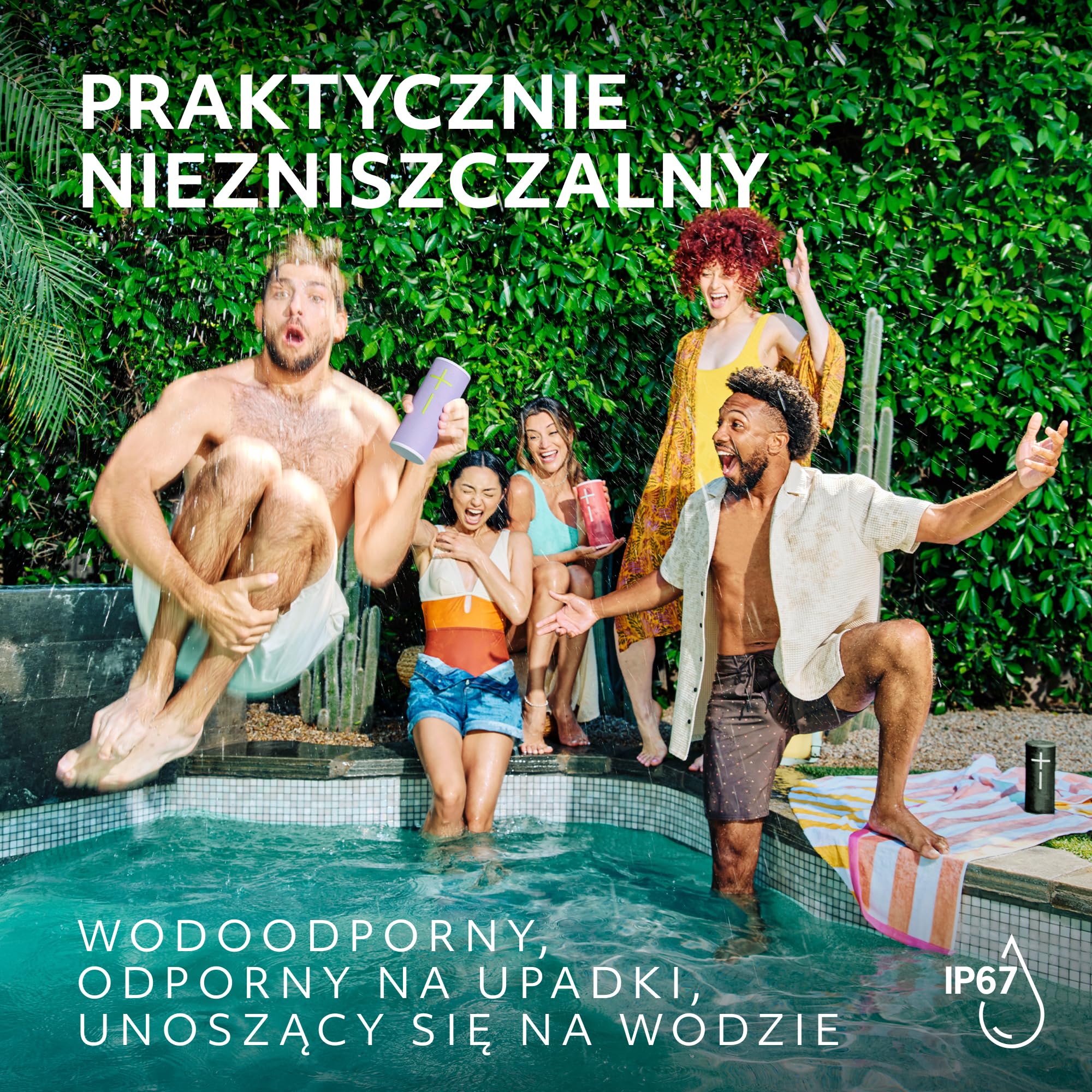 Ultimate Ears BOOM 4, przenośny wodoodporny głośnik Bluetooth o 360-stopniowym zasięgu, ten unoszący się na wodzie głośnik działa przez 15 godzin na baterii i ma zasięg do 45m - Niebieski