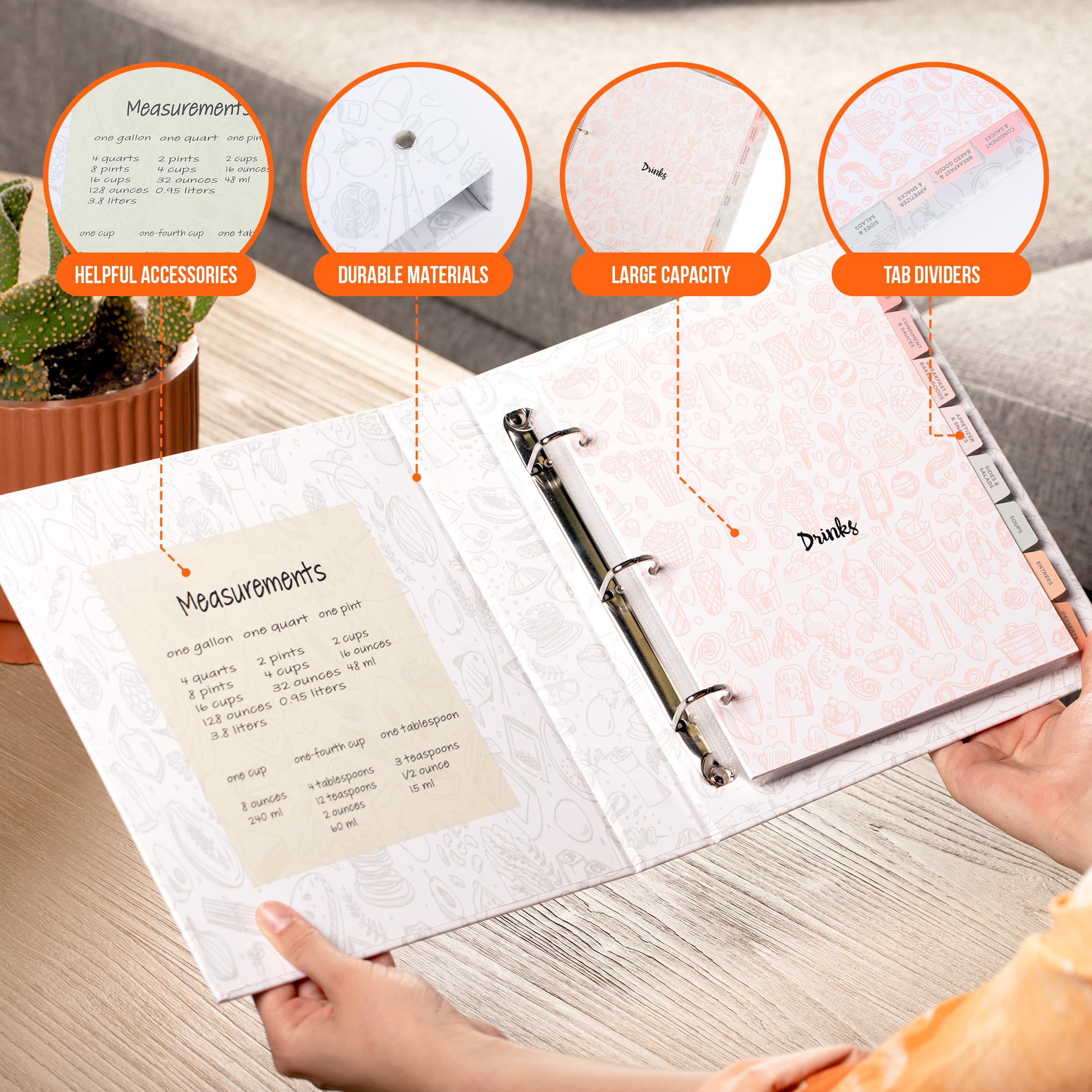 Foldable Binder INFUN 1 Inch Telescoping 3 Ring Binder - 12 PCS-Black ...