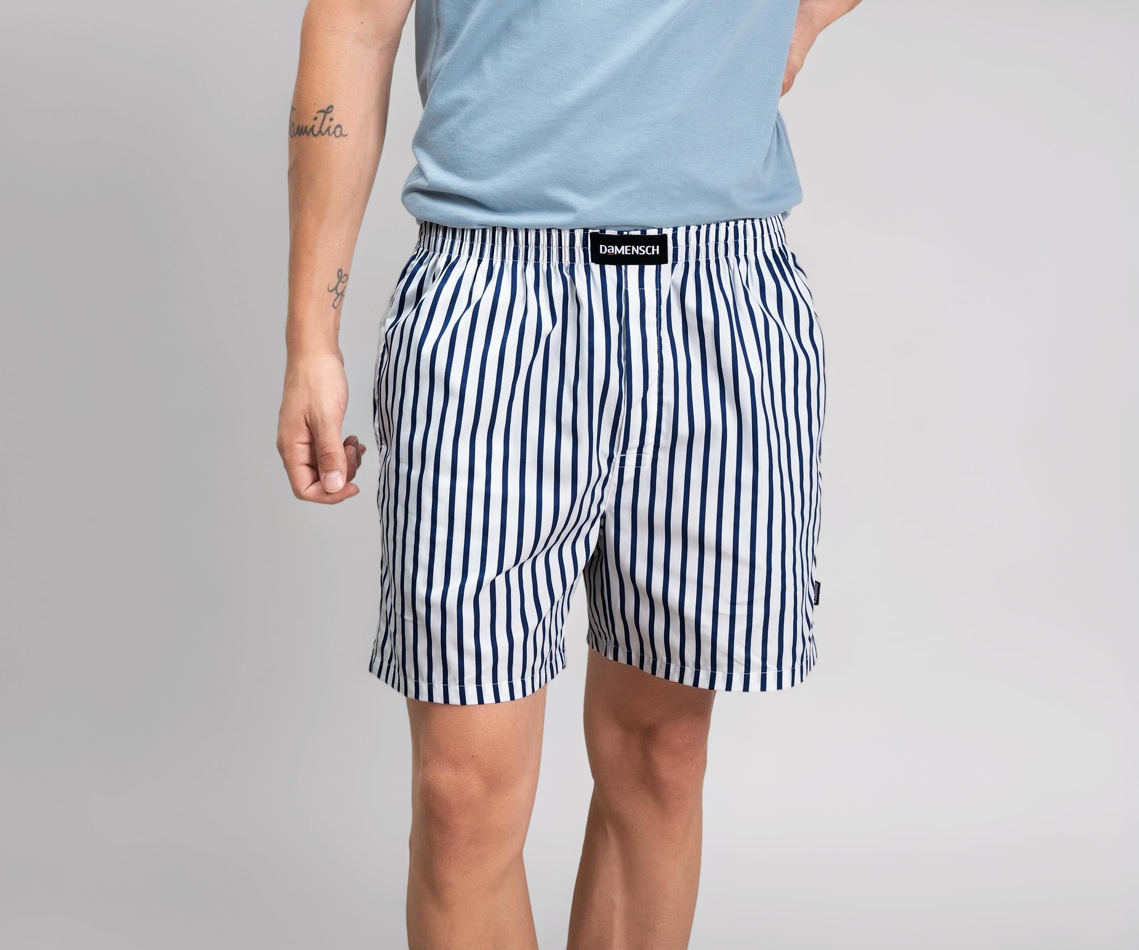Regular Fit Solid 100% Soft & Durable Cotton Boxer Shorts Dual Pockets Anti-Bacterial Moisture Wicking Microfibre Waistband Ultra-Light Boxers for Men