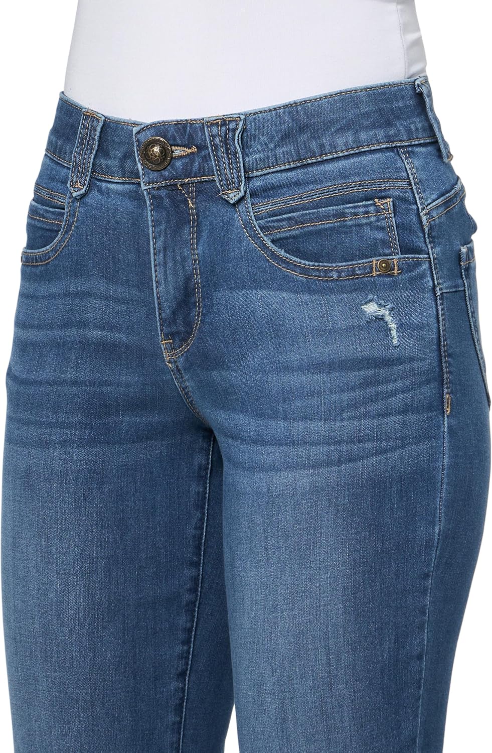 Democracy Womens Ab Solution Straight Leg Jean