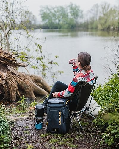 Miniatura 52 de SPARTER Mochila térmica aislada a prueba de fugas de 33/49 latas, 2 compartimentos aislados, bolsa térmica, portátil, ligera, para playa, viajes