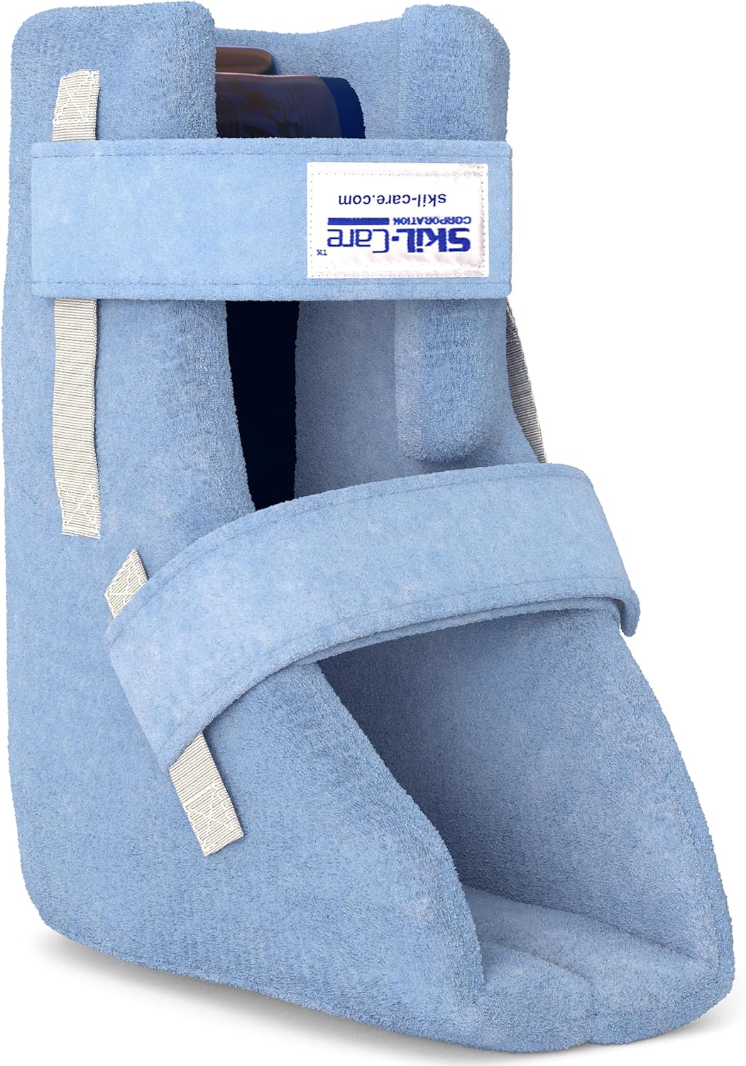 Skil-Care Heel Float Boot, Heel Protectors for Ulcer Prevention, Anti-Foot-Drop Medical Boot with Gel Cushions for Pressure Relief, Cozy Cloth, 3 Sizes, 503034, 503035, 503036