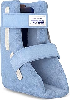 Skil-Care Heel Float Boot, Size Range Small through Large, Zero Heel Pressure, Cooling Gel Pack, Cozy Cloth Inner Cover, Anti-Foot-Drop Construction, 503034, 503035, 503036