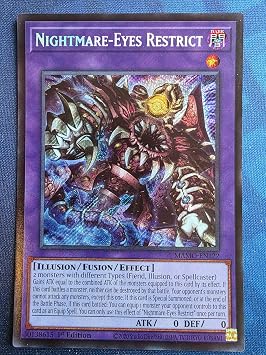 Nightmare-Eyes Restrict - MAMO-EN122 - Magnificent Monsters - Secret Rare - 1st Edition