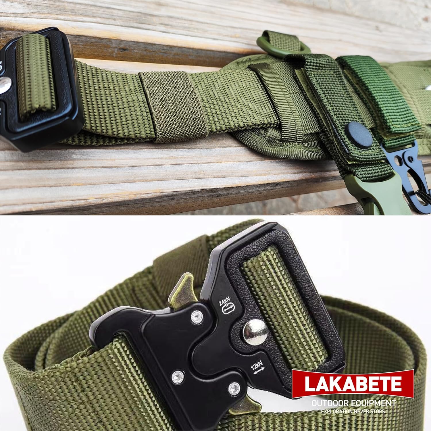 Tactical Battle Belt Molle Belts with Pouches for Sports Outdoors Hunting