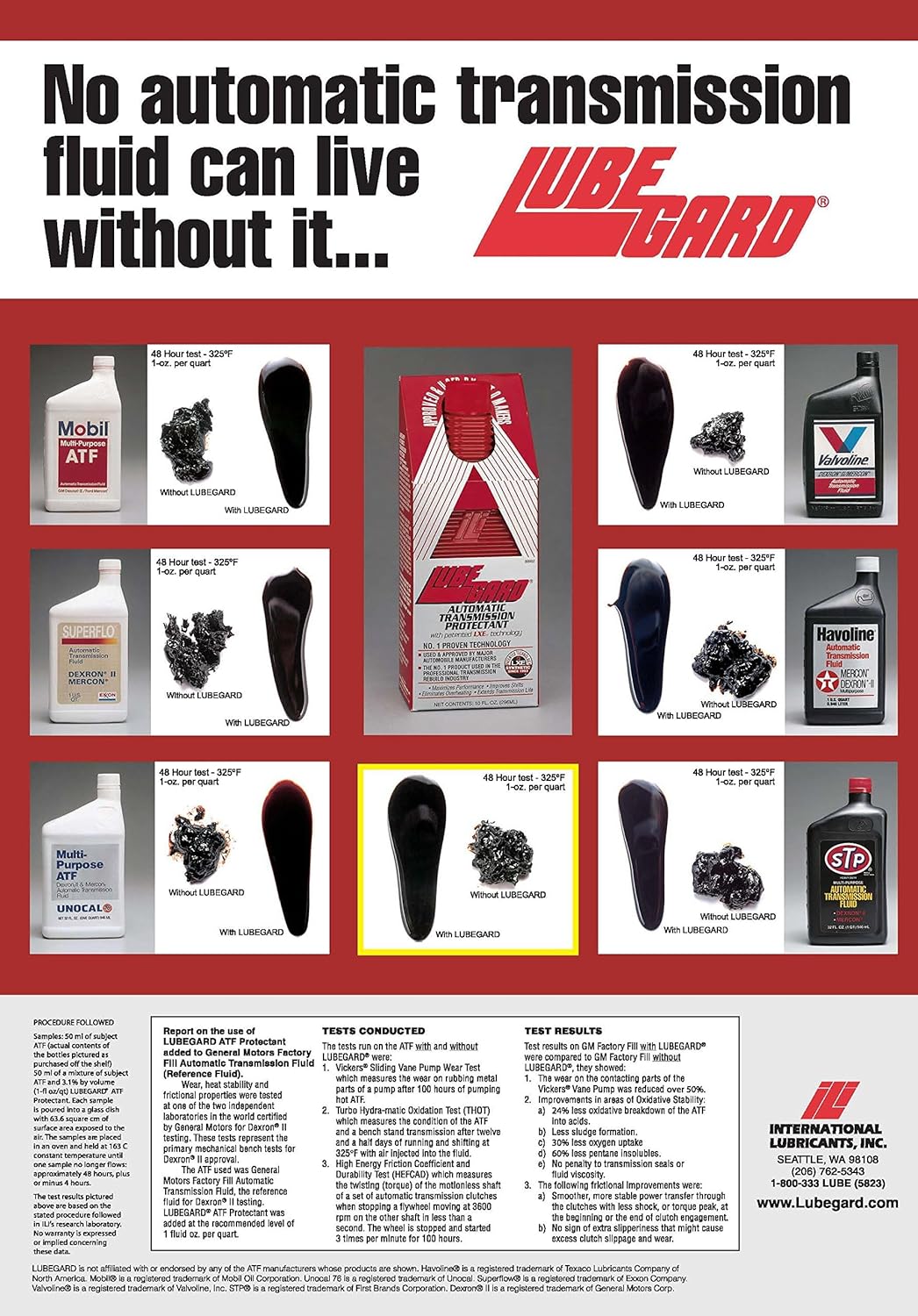 Lubegard 50904 Automatic Transmission Fluid Protectant, 5 Gallon