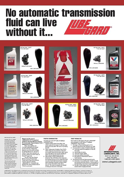 Lubegard 50904 Automatic Transmission Fluid Protectant, 5 Gallon