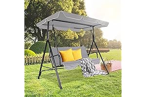 Stunning 3-Seat Swing Porch for Relaxing Days