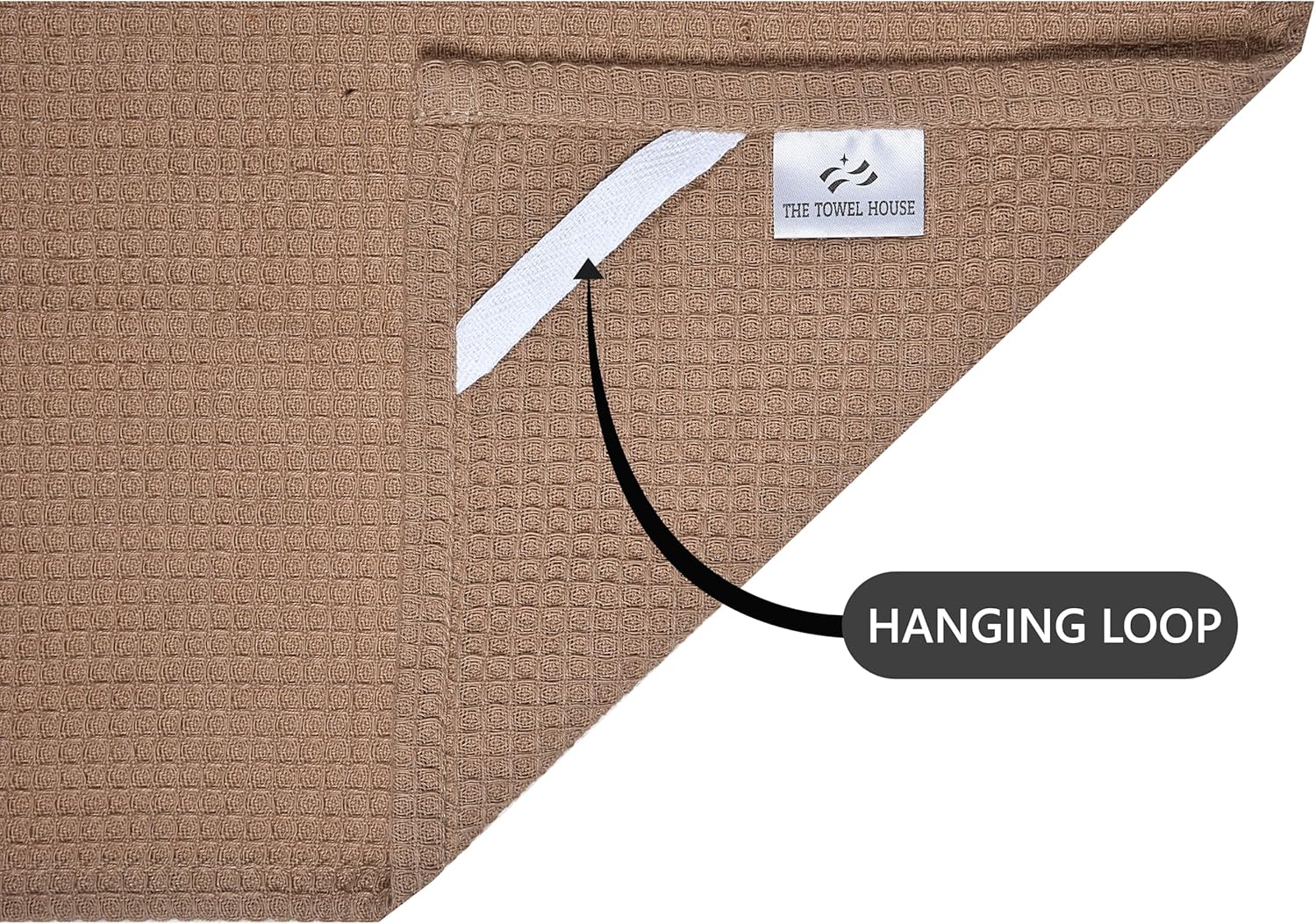 100% Cotton Premium Waffle Dish Towels - Super Absorbent, Quick Dry - Soft, Durable and Reusable Kitchen Towels - 15x25 Inches - (Pack of 4) - Beige - Image 6