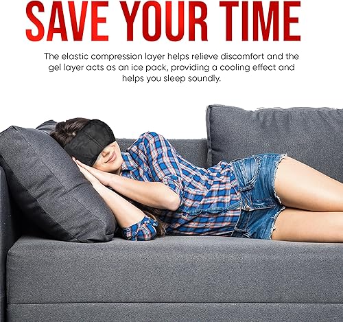 Miniatura 4 de SkullSkurt de HurtSkurt | Diadema terapéutica para el dolor de cabeza, migraña y alivio del dolor oral | Comodidad elástica para adaptarse | Terapia