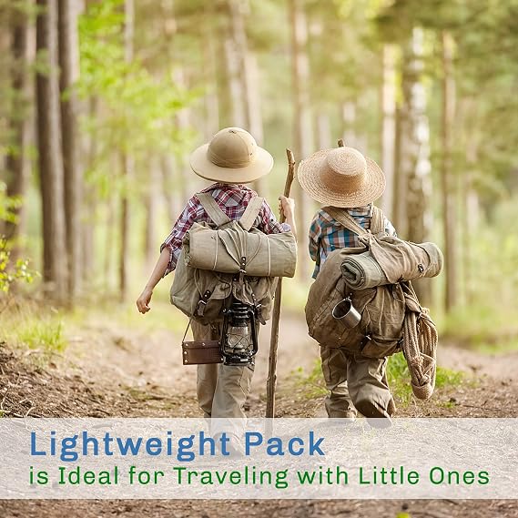 Lightweight Sleeping Bag - Carrying Bag with Compression Straps Included - for Adults, Kids, Camping, Backpacking, and Sleepovers by Wakeman Outdoors