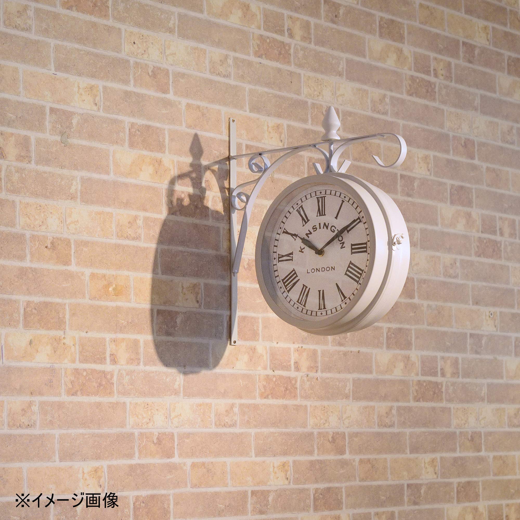 Amazon.co.jp: 東谷 ウォールクロック Mサイズ ホワイト CLK-102WH