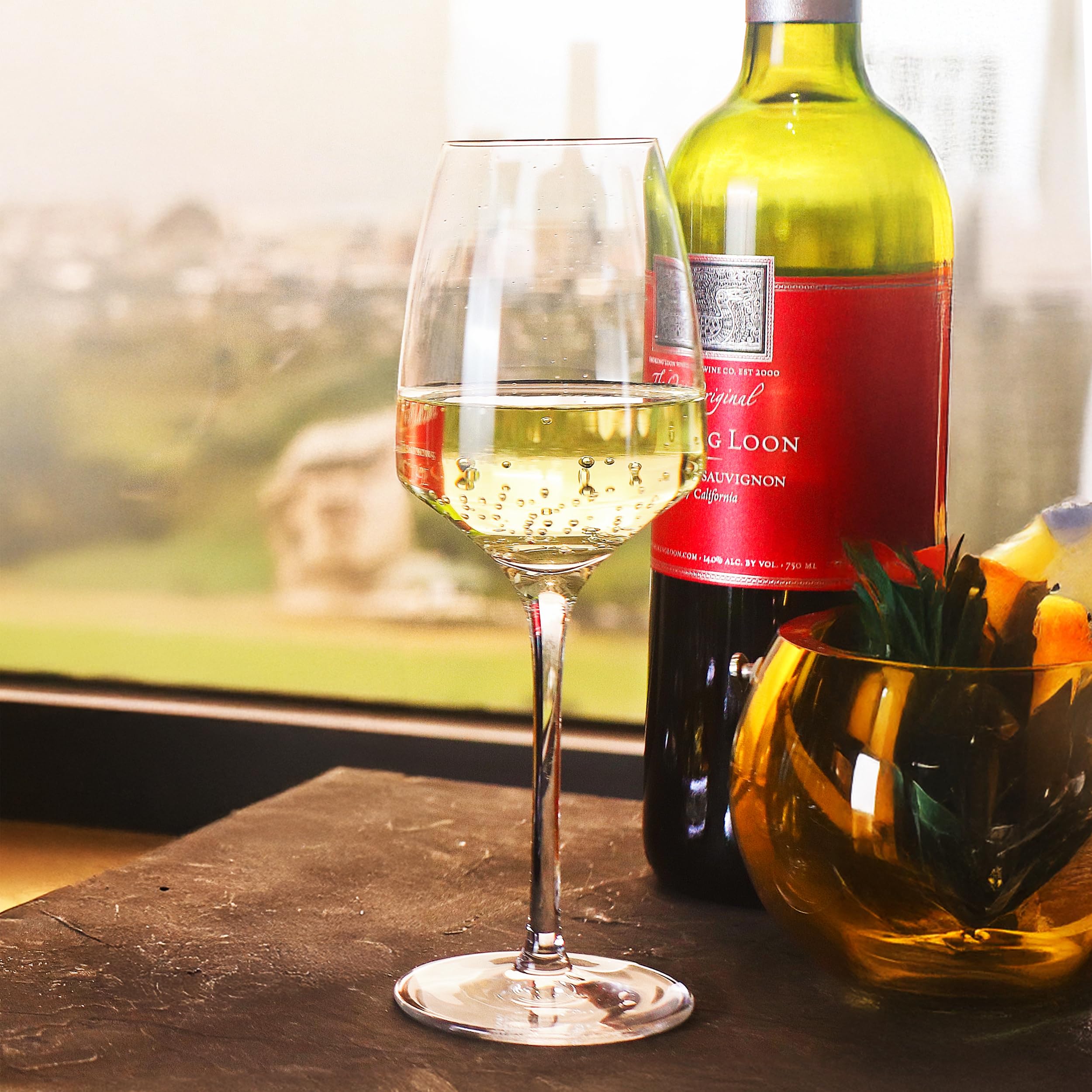 Stölzle Lausitz Experience Weißweingläser Weißweinkelche 285 ml, 6er-Set