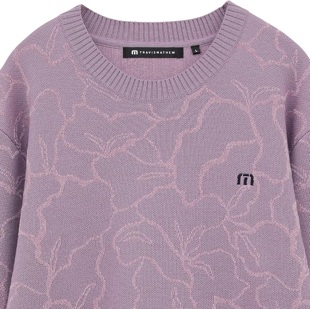 Amazon | [トラヴィスマシュー] メンズ 長袖 クルーネックニット (総柄