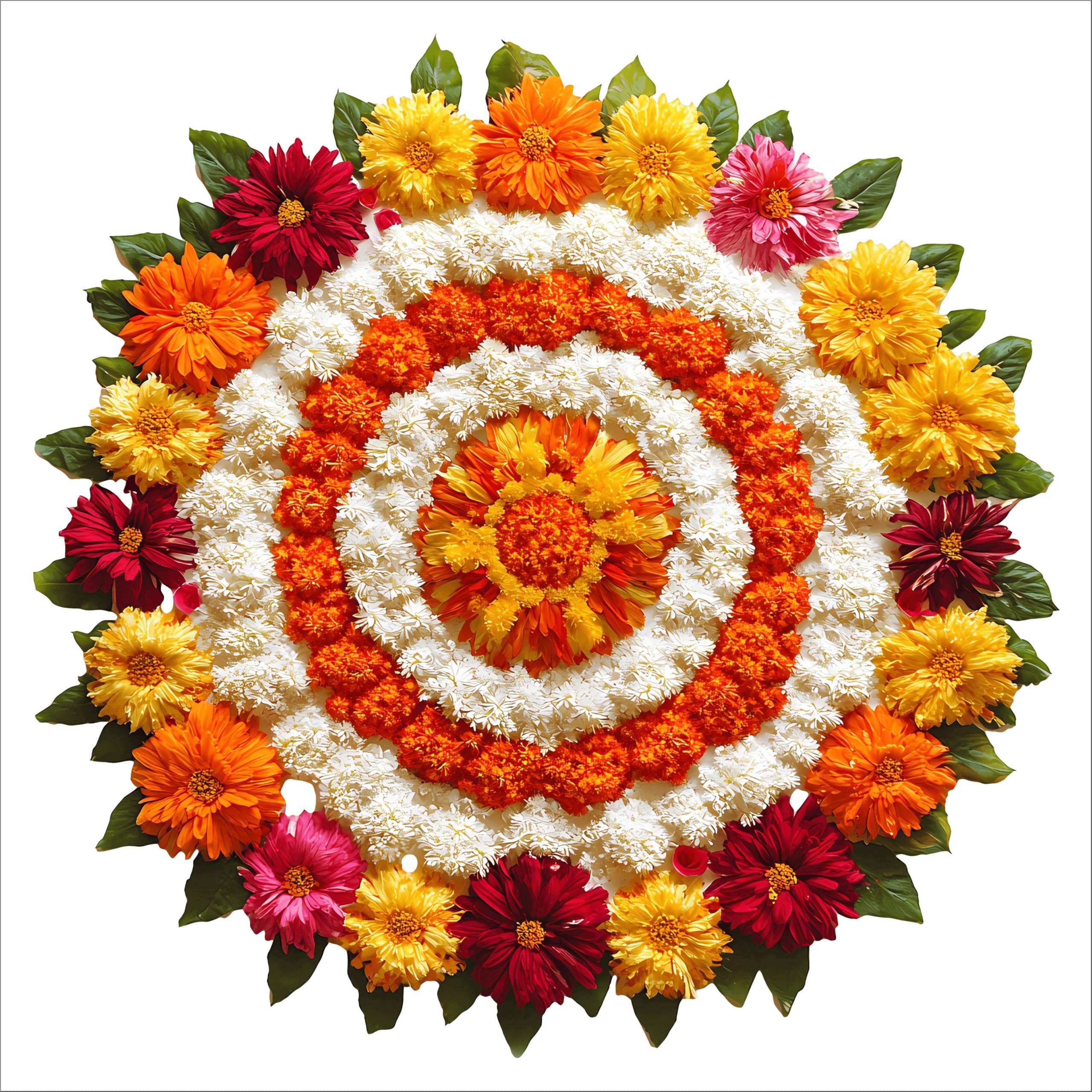 Rangoli Religious Vinyl Floor Sticker for Pooja Room Door Entrance Floor Home Decoration Diwali Stickers, Decorative Rangoli Wall Sticker (Color (Color 73, 24x24 inch)-image-29