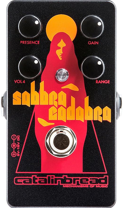 Catalinbread Sabbra Cadabra Boost Overdrive Pedal, Gitarreneffekt, inspiriert von Tony Iommi, vielseitige Klangregelung