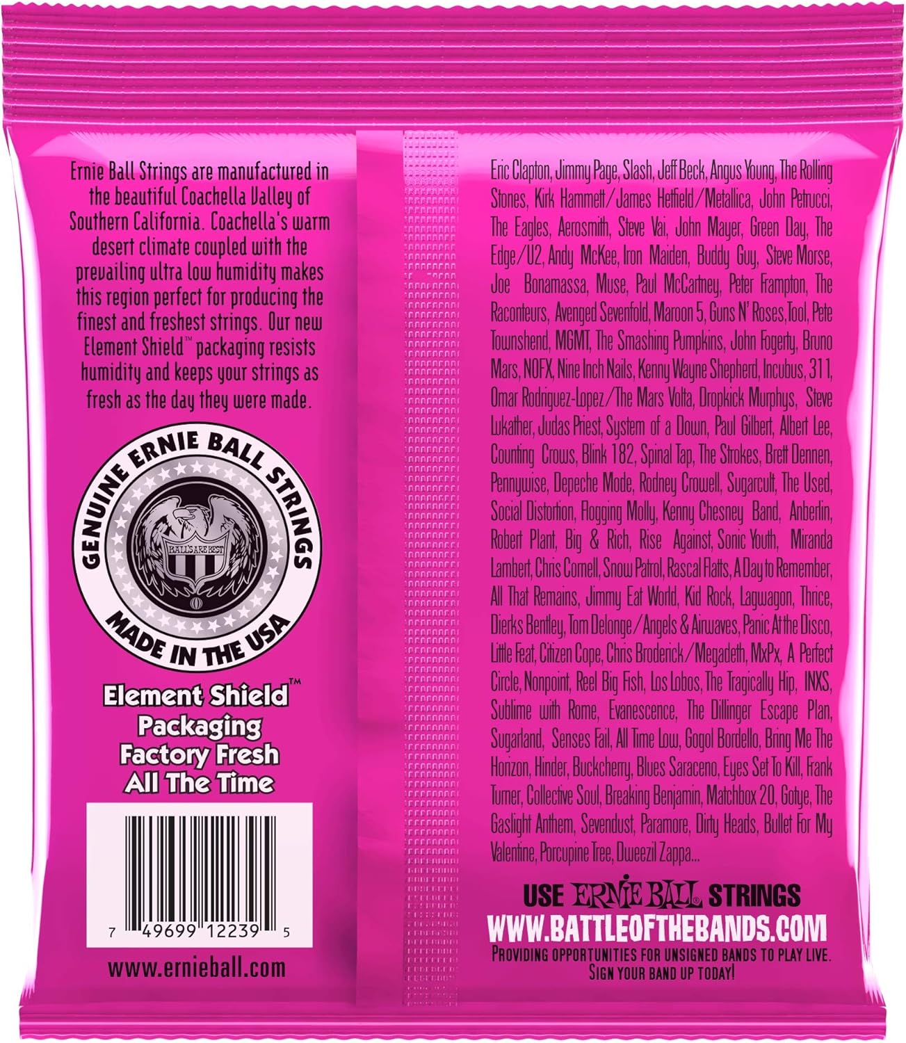 3 PACK Ernie Ball RPS Super Slinky Electric Guitar Strings, Made in USA
