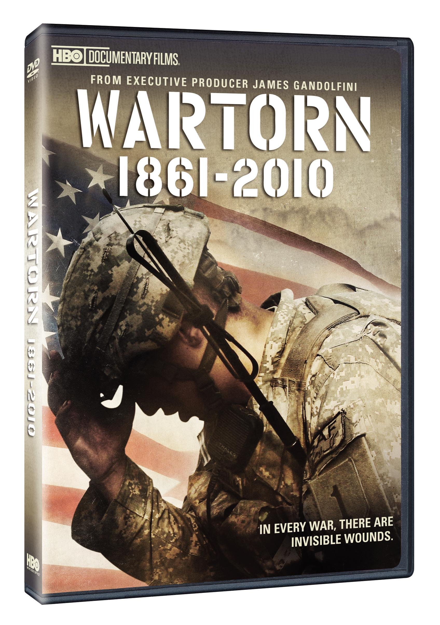 DVD Wartorn 1861-2010 para comprender el impacto psicológico militar, importado de Alemania