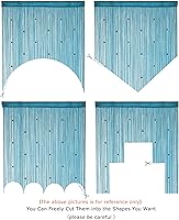 Vista 5 de YaoYue Cortina de cuentas para puerta, con borlas y cuentas, para colgar con flecos, hippie y divisor de habitación, ventana, pasillo, entrada