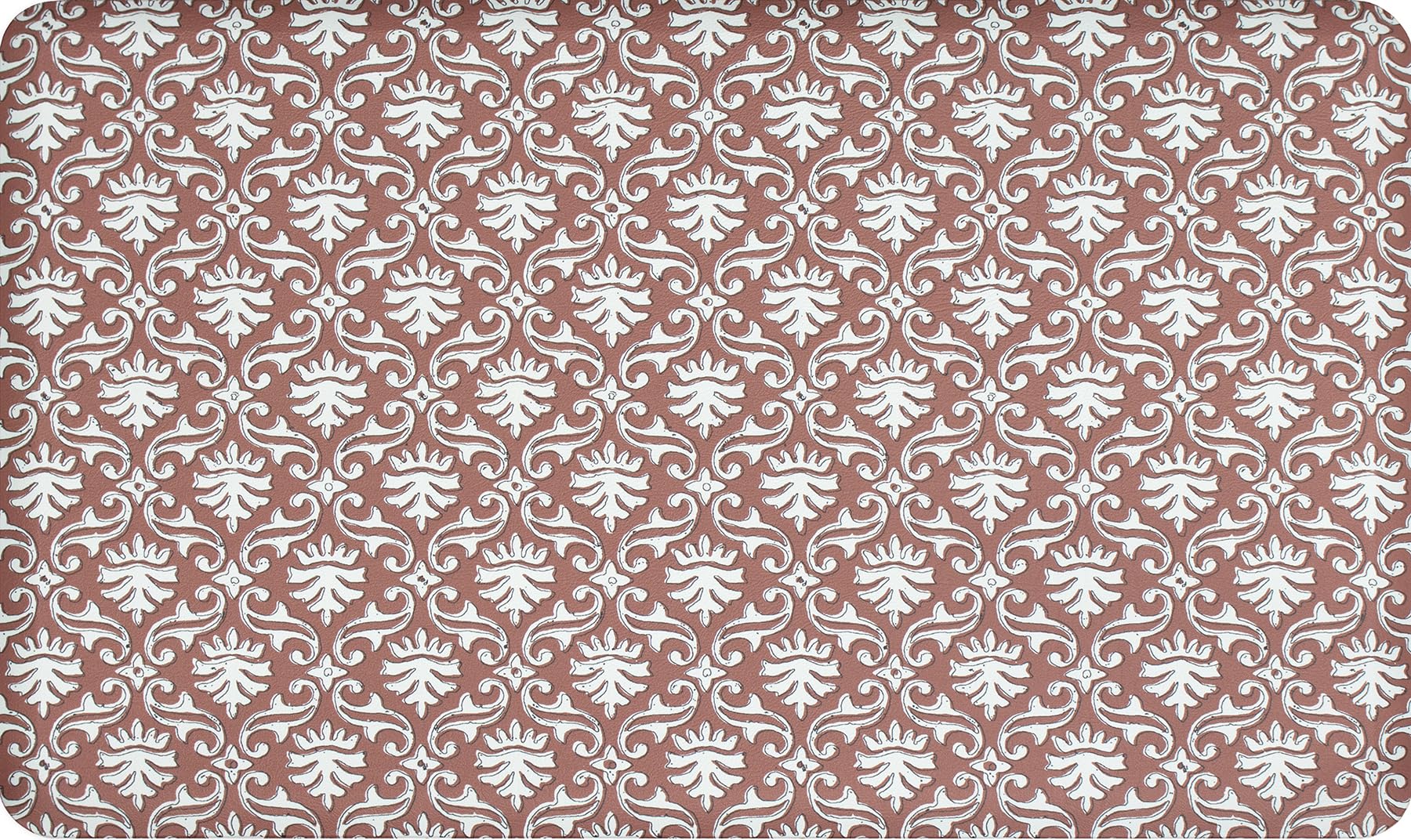 floorpops fpa6291 ledsworth terracotta anti-fatigue comfort mat, 32in x 20in x 0.5in