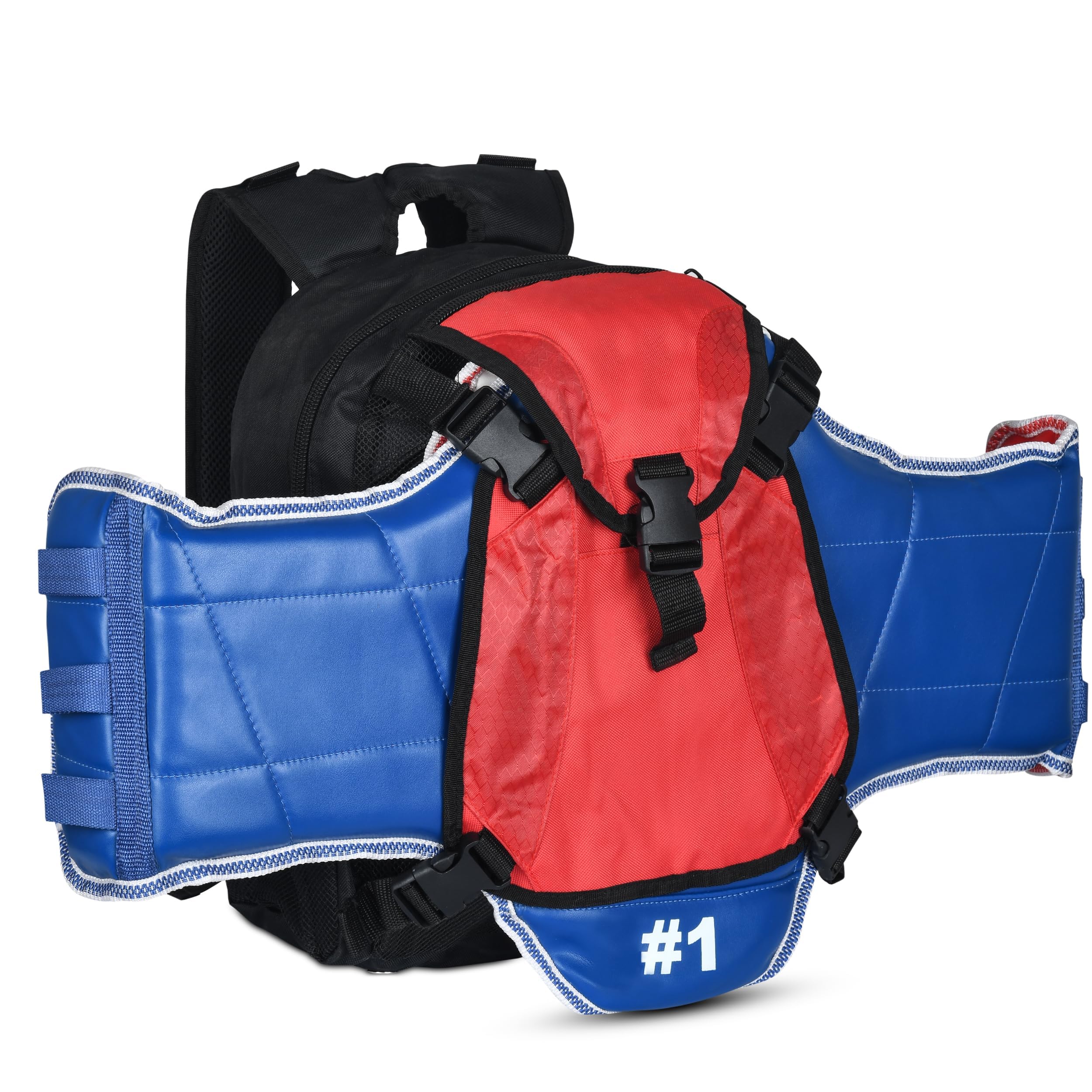 MACS Martial Arts Bagpack For Karate, Taekwondo - Aditional Pocket - Multipurpose Sports Bagpack (Without Chest-Guard)