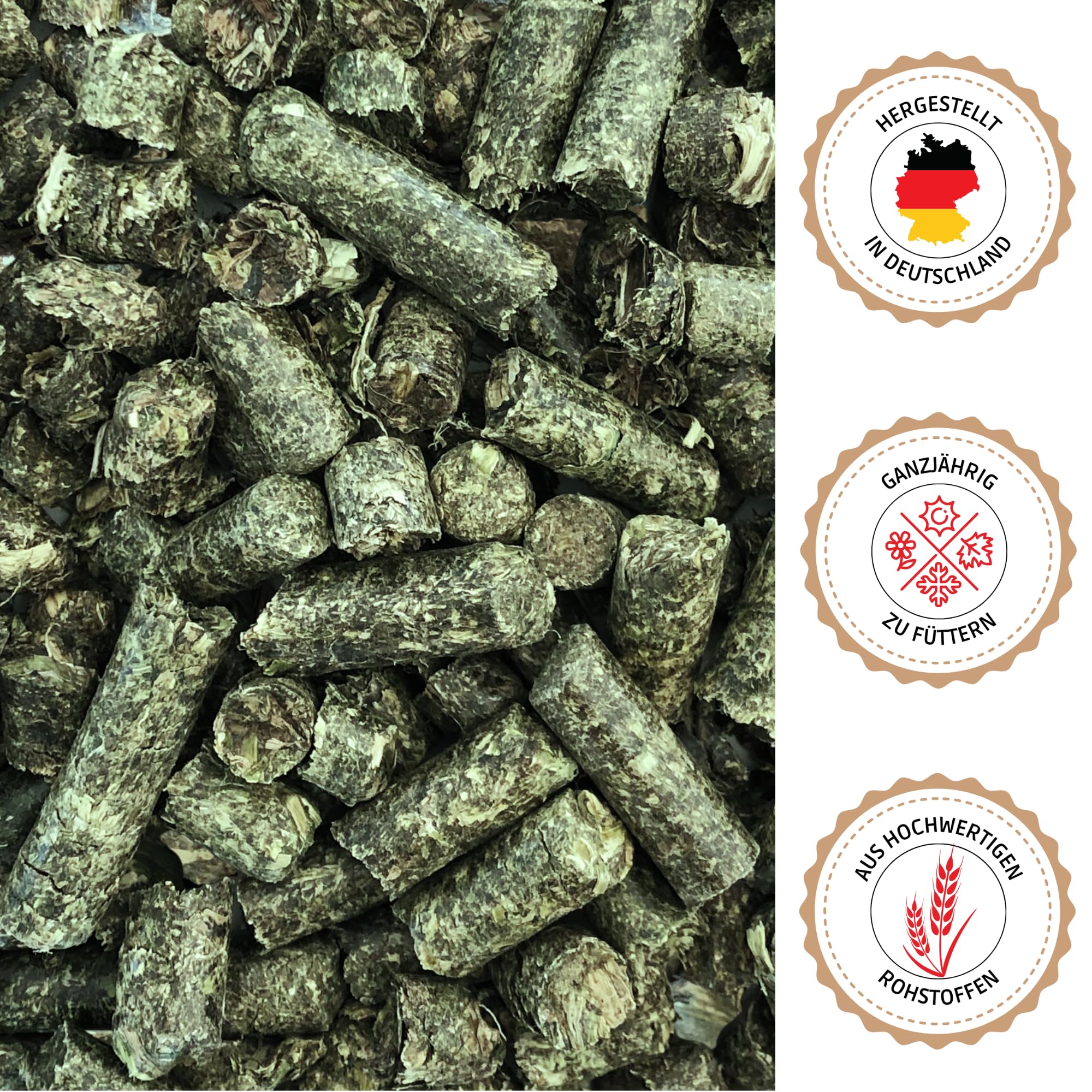 Supravit Luzernecobs 20kg - energiereiches Pferdefutter I Luzernepellets mit hohem Anteil an Carotin I liefert wichtige Mineralien für alle Pferde