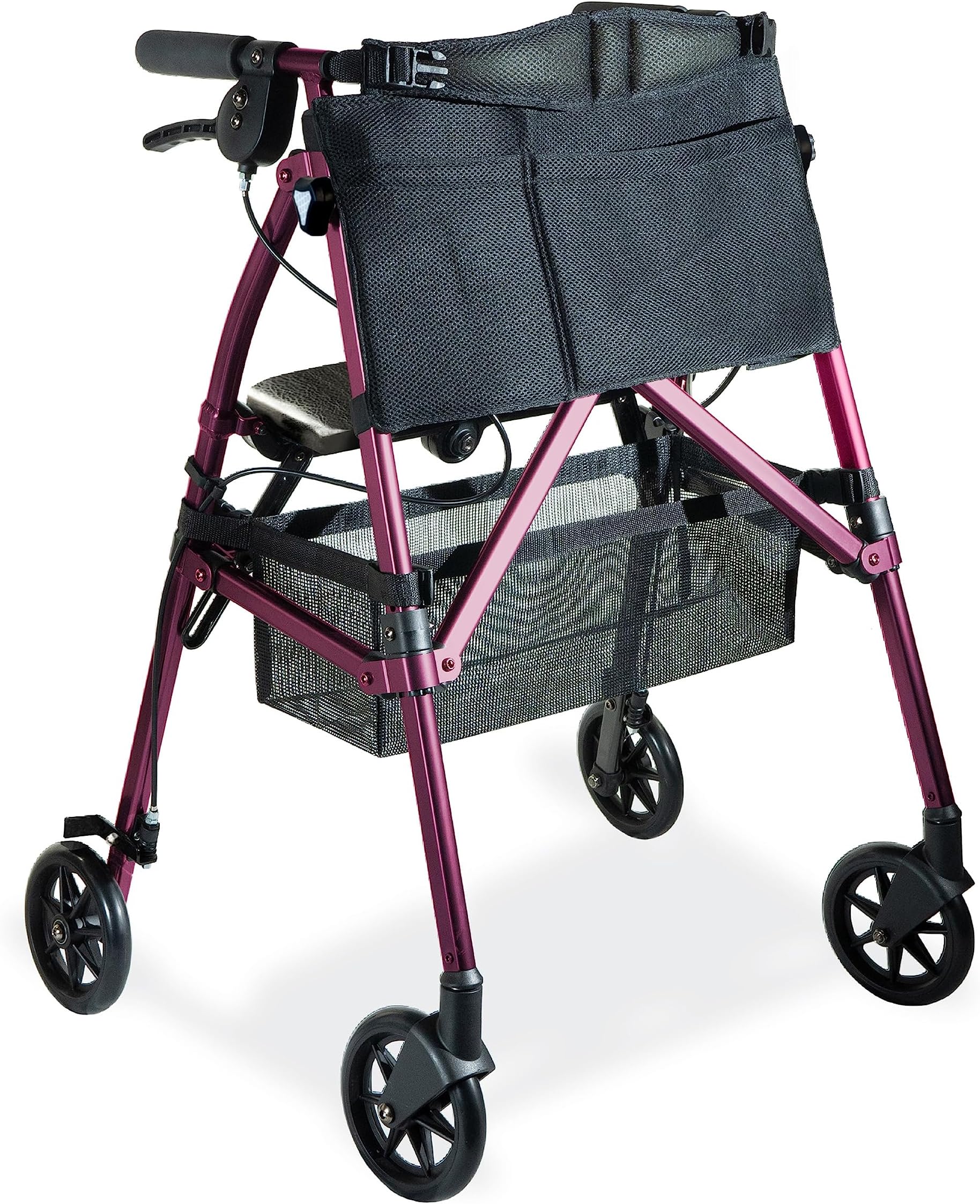 Stander Wonder Rollator Plus, Lightweight Folding Mobility