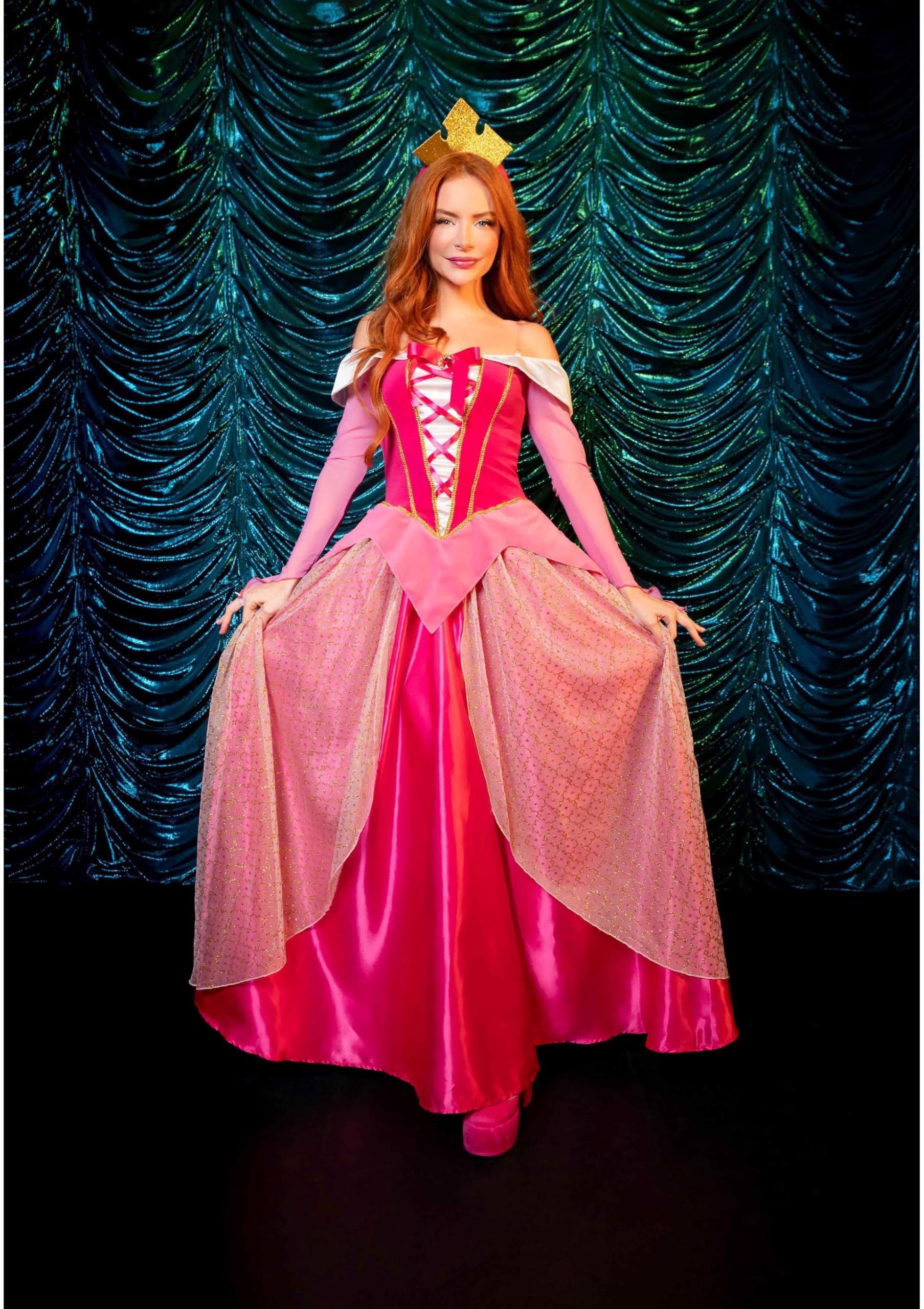 Leg Avenue Fantazyjna sukienka Kobiety Classic Sleeping Beauty Princess Aurora Costume (1 w zestawie)